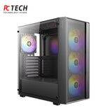 Antec AX65 Gaming Case with 4x ARGB Fans + 450W Antec Atom Power Supply