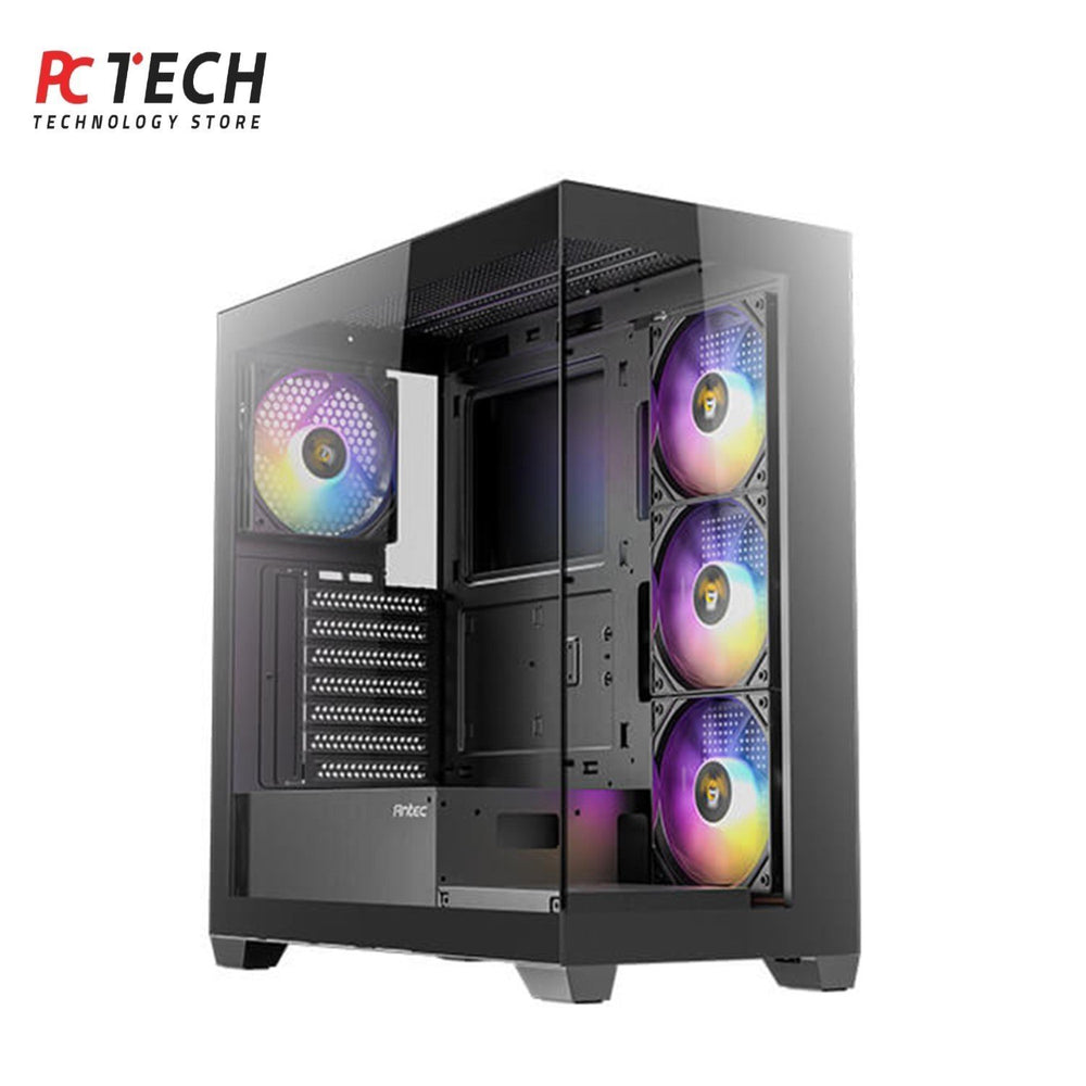 Antec CX300 ARGB Gaming Case Black – High Airflow Mid Tower PC Case