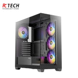 Antec CX300 ARGB Gaming Case Black – High Airflow Mid Tower PC Case