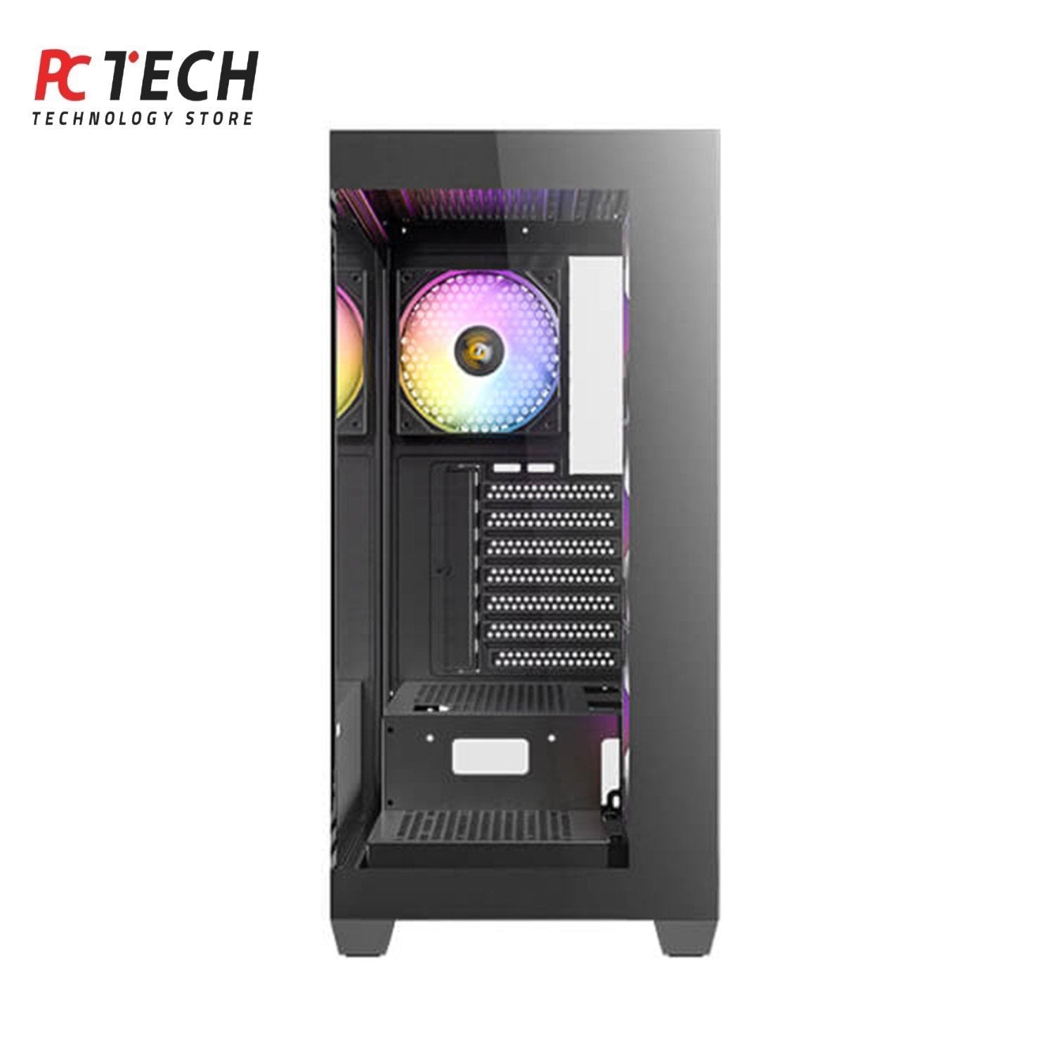 Antec CX300 ARGB Gaming Case Black – High Airflow Mid Tower PC Case