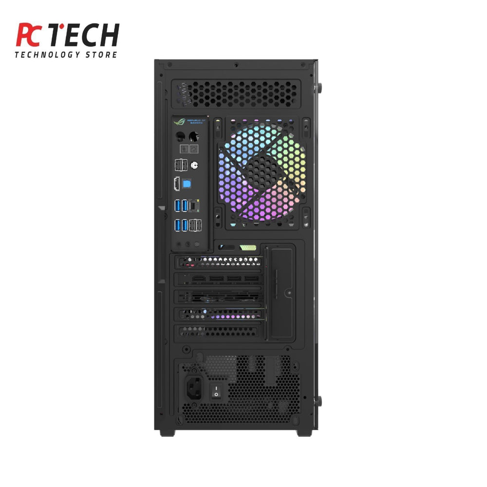 DK353 ATX Mid Tower Gaming PC Case with High Airflow Design