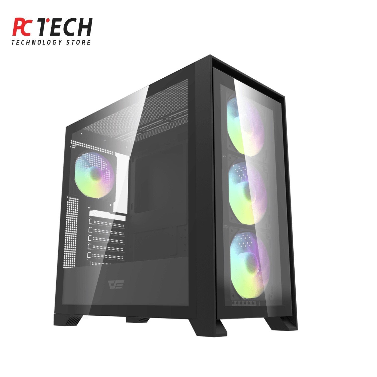 DarkFlash DRX90 Black Gaming Case – Mid Tower with RGB