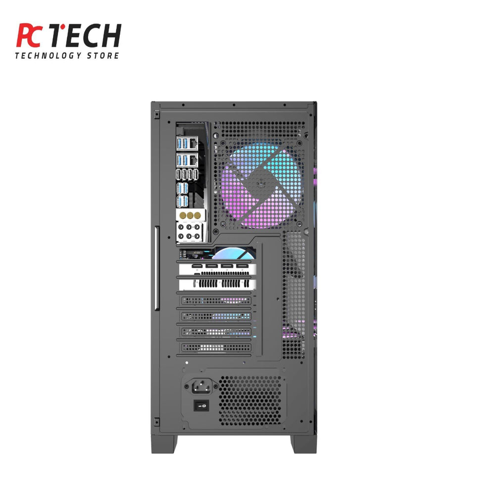 DarkFlash DRX90 Black Gaming Case – Mid Tower with RGB