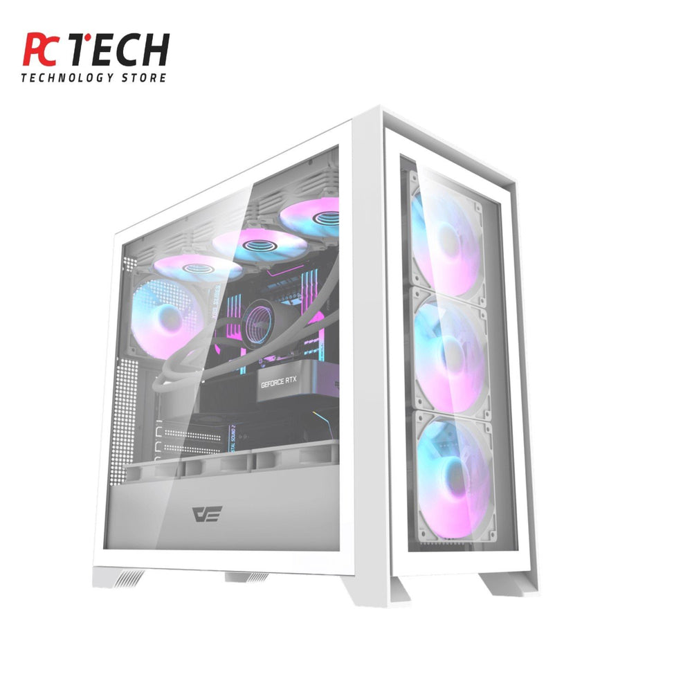 Darkflash DRX90 White Case with Aigo AT750 750W 80+ Bronze PSU