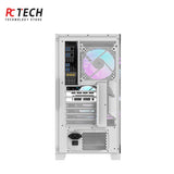 Darkflash DRX90 White PC Case with Aigo AT650 650W 80+ Bronze PSU