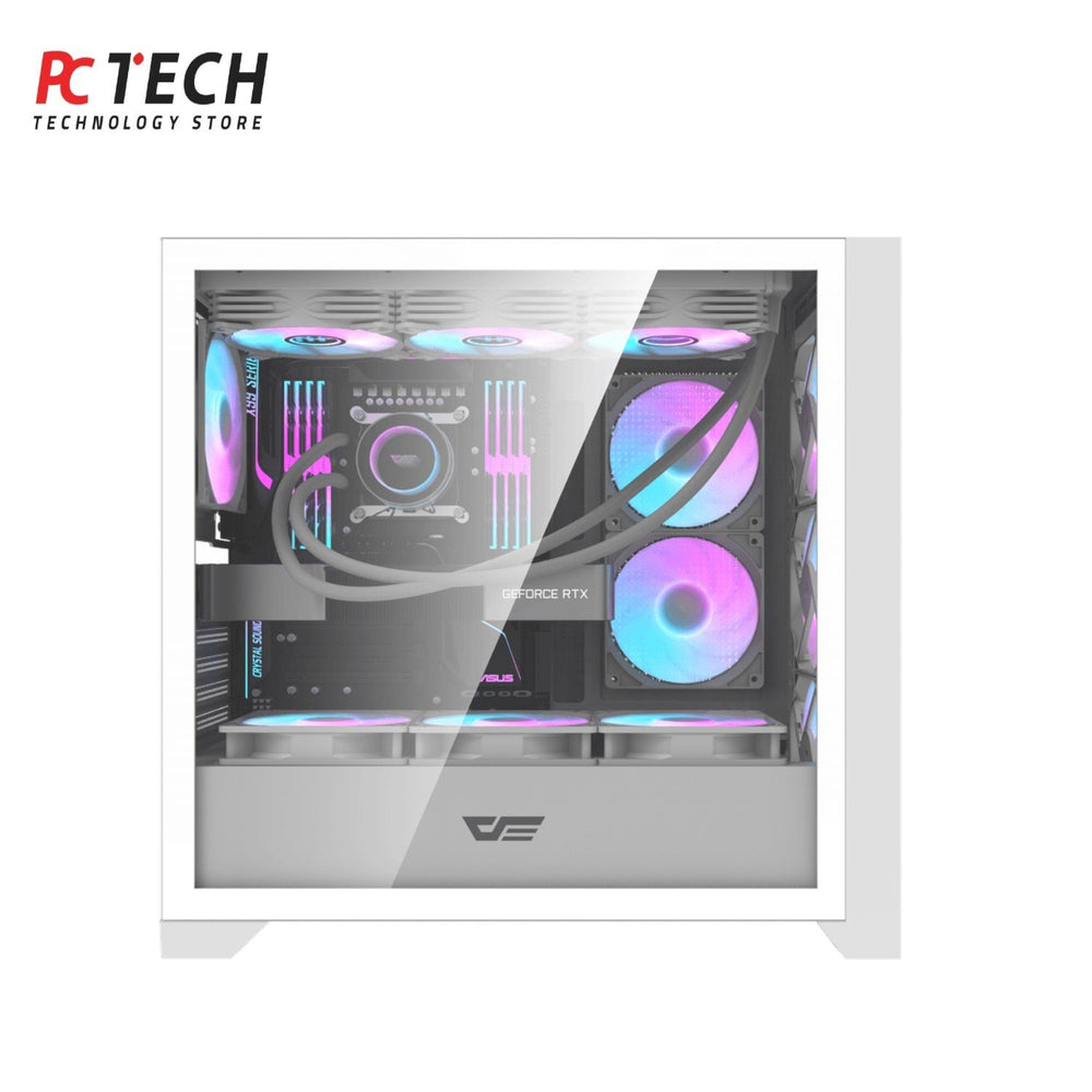 Darkflash DRX90 White Case with Aigo AT750 750W 80+ Bronze PSU