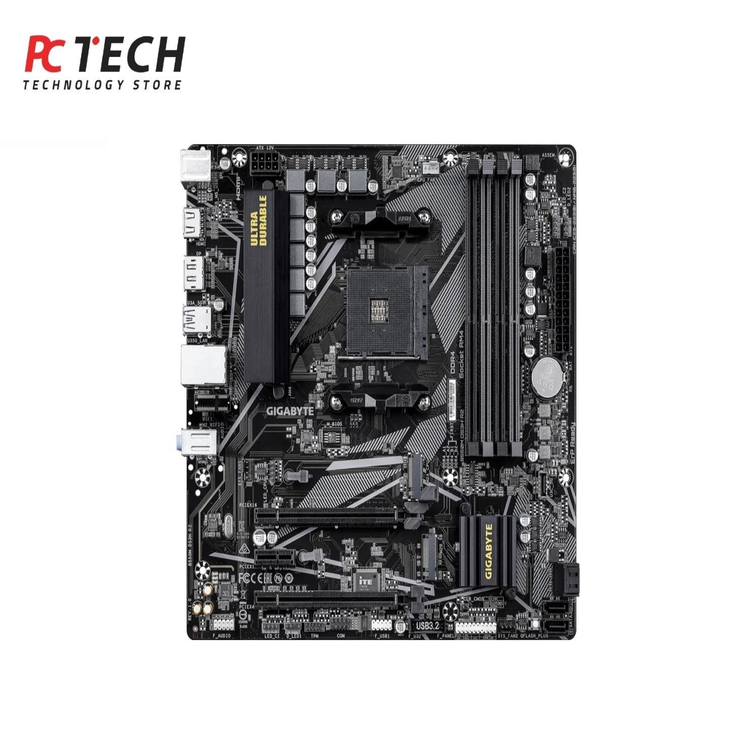 GIGABYTE B550M DS3H R2 AMD B550 Micro-ATX Motherboard