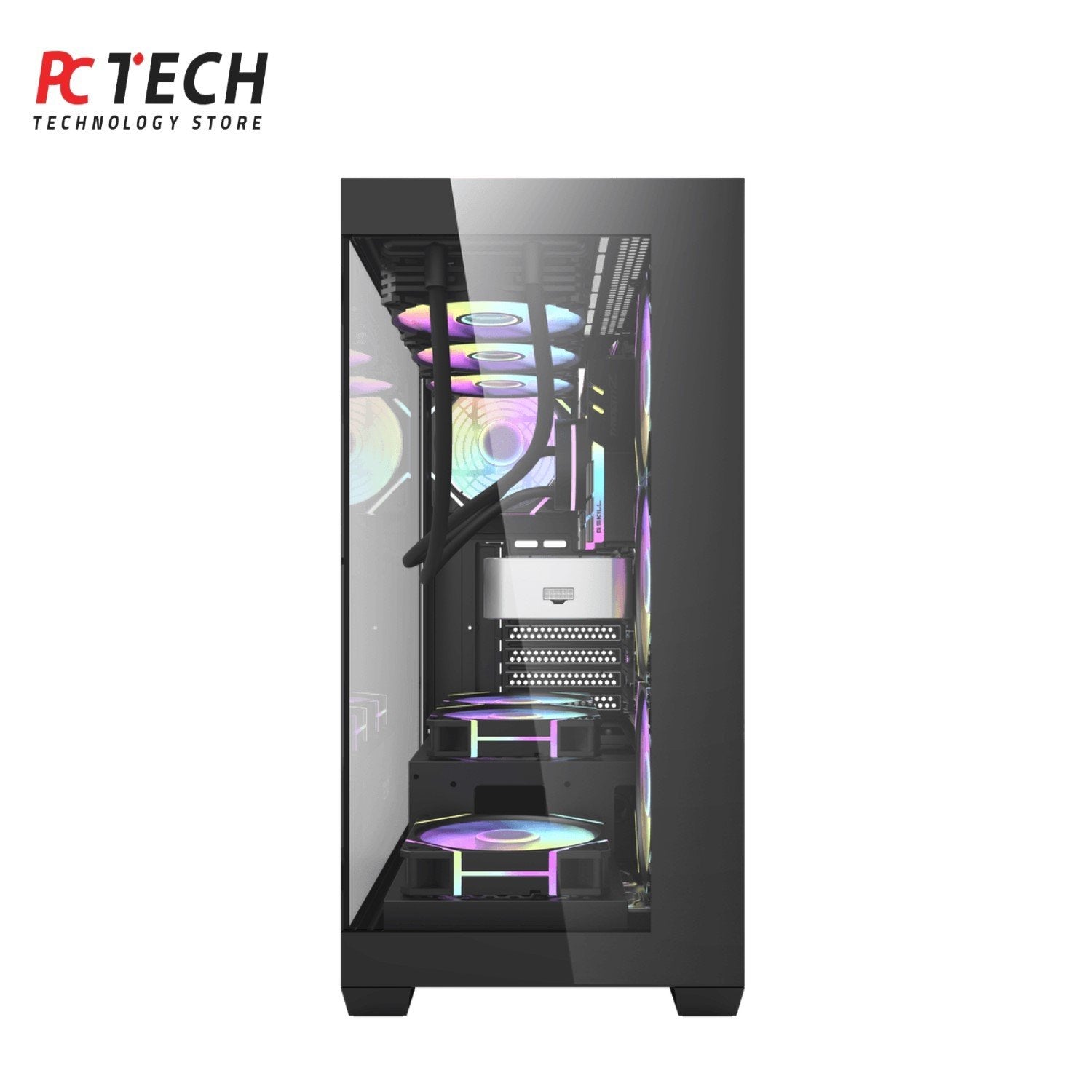 Darkflash DS900 Black Case with Aigo AT750 750W 80+ Bronze PSU