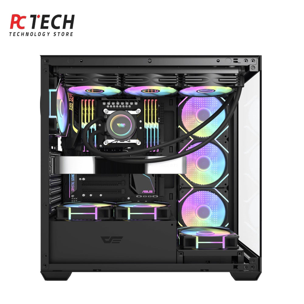 Darkflash DS900 Black Case with Aigo AT750 750W 80+ Bronze PSU