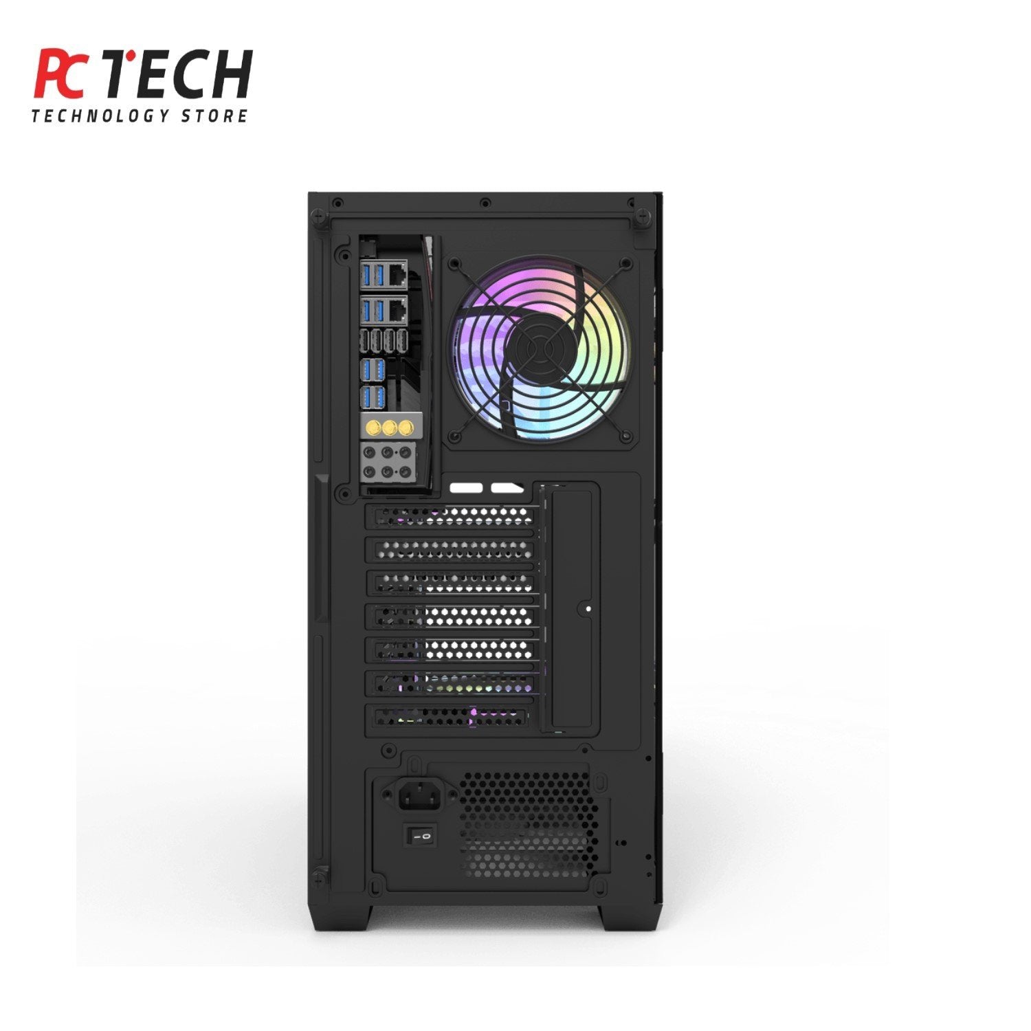 Darkflash DS900 Black Case with Aigo AT750 750W 80+ Bronze PSU