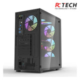 DarkFlash DK260 Air Tempered Glass ARGB + Psu 650W