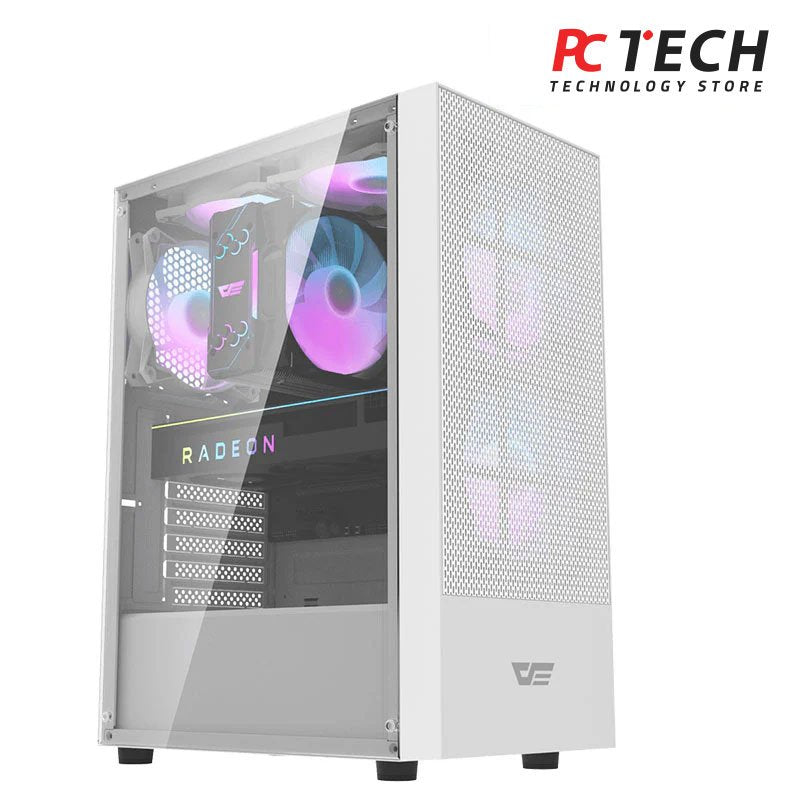 Darkflash A290 ATX White Gaming Computer Case