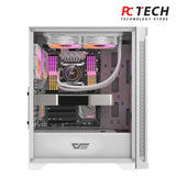 Darkflash DK361 White ATX CASE WITH 4 ARGB FANS