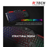 FANTECH P31 3 in 1 Mouse, Keyboard and MousePad Combo, Multimedia Devices, RGB Backlighting, Adjustable DPI, Huano 10 Million Clicks, Anti Ghosting, Gaming Peripherals Bundle