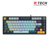 Fantech MK874 v2 Wired Mechanical Keyboard - Navy with Blue Switch
