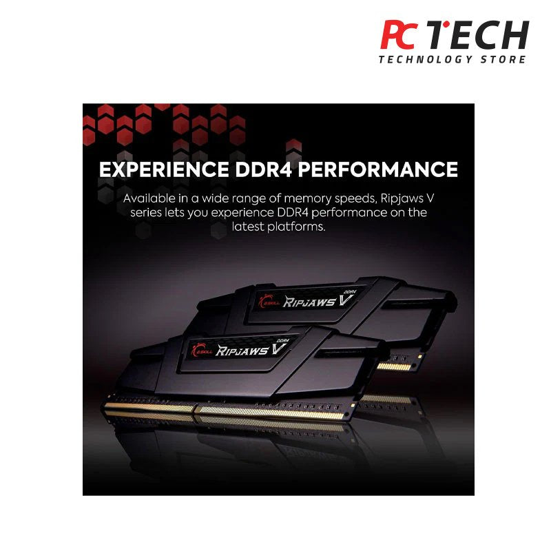 G.SKILL 32GB (2 x 16GB) Ripjaws V Series 288-Pin DDR4 Desktop Memory, SDRAM, DDR4 3200