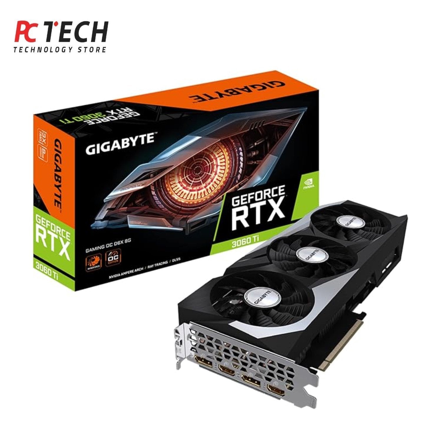 Gigabyte Gaming OC RTX 3060 Ti 8GB Graphics Card – Tray Version