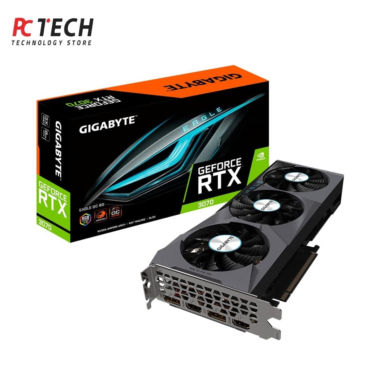 Gigabyte Eagle OC GeForce RTX 3070 8GB Graphics Card – Box Version