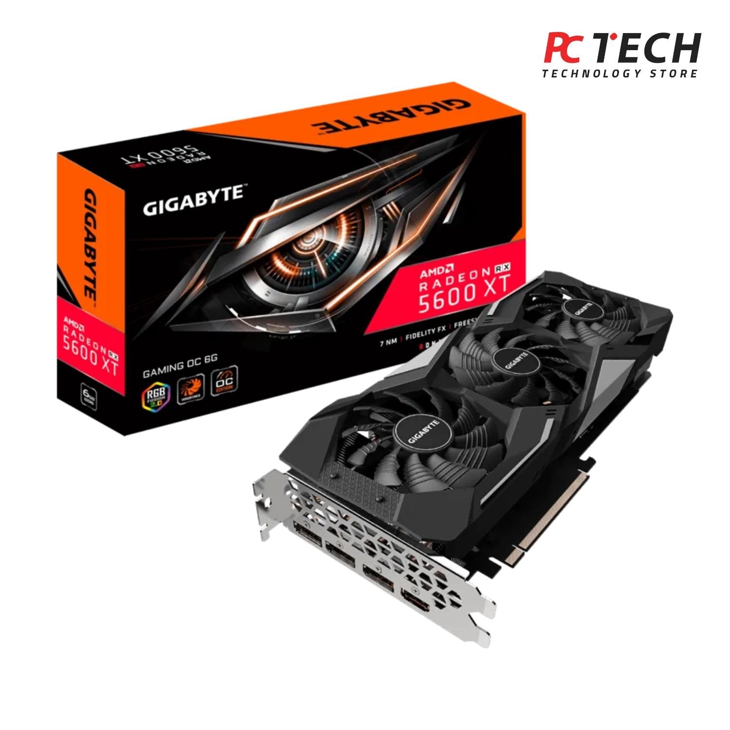 GIGABYTE RX 5600 XT GAMING OC 6G GDDR6 - Box Version