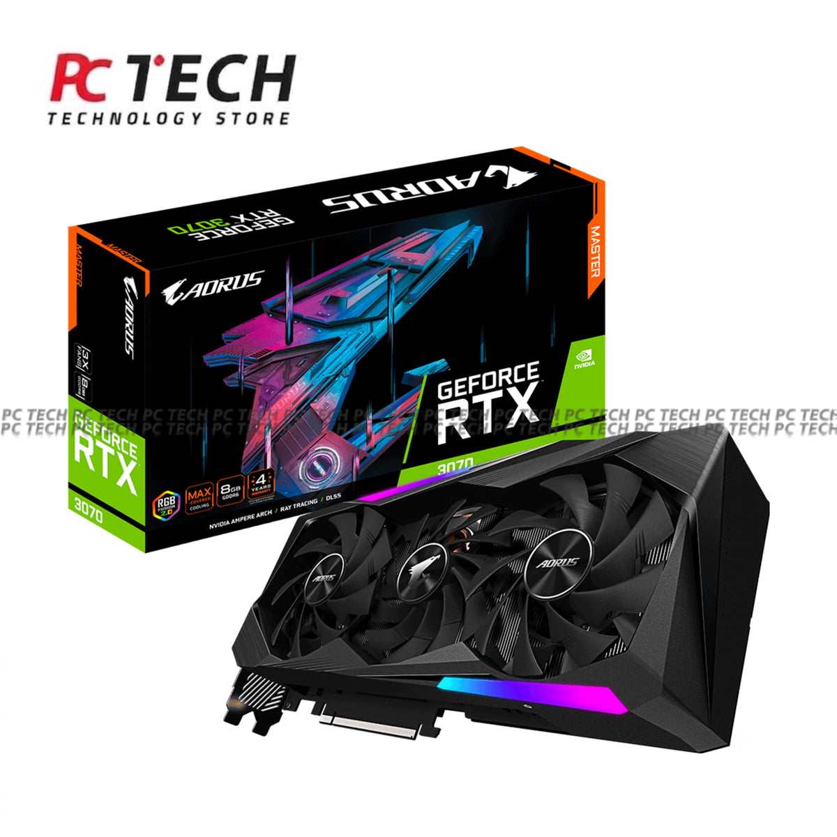 GIGABYTE AORUS GeForce RTX 3070 MASTER 8GB GDDR6 | Box Version