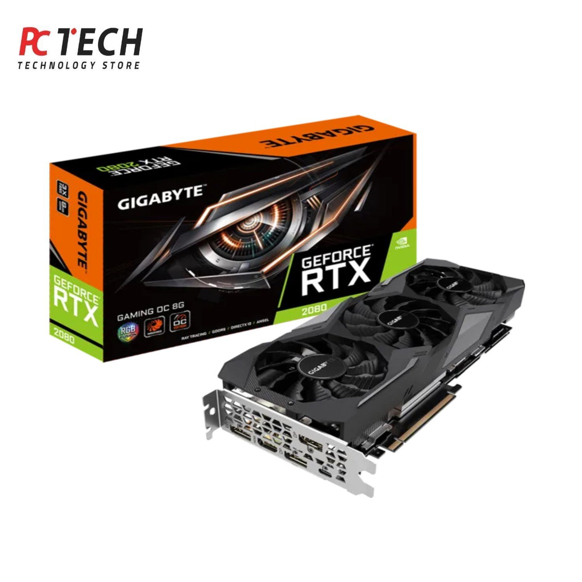 GIGABYTE GAMING OC RTX 2080 8GB GDDR6 | Tray Version