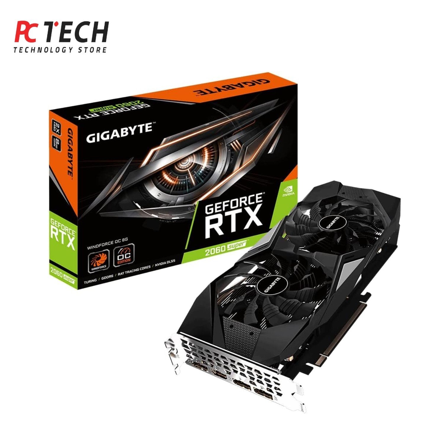 GIGABYTE WINDFORCE RTX 2060 SUPER 8GB | TRAY- Black
