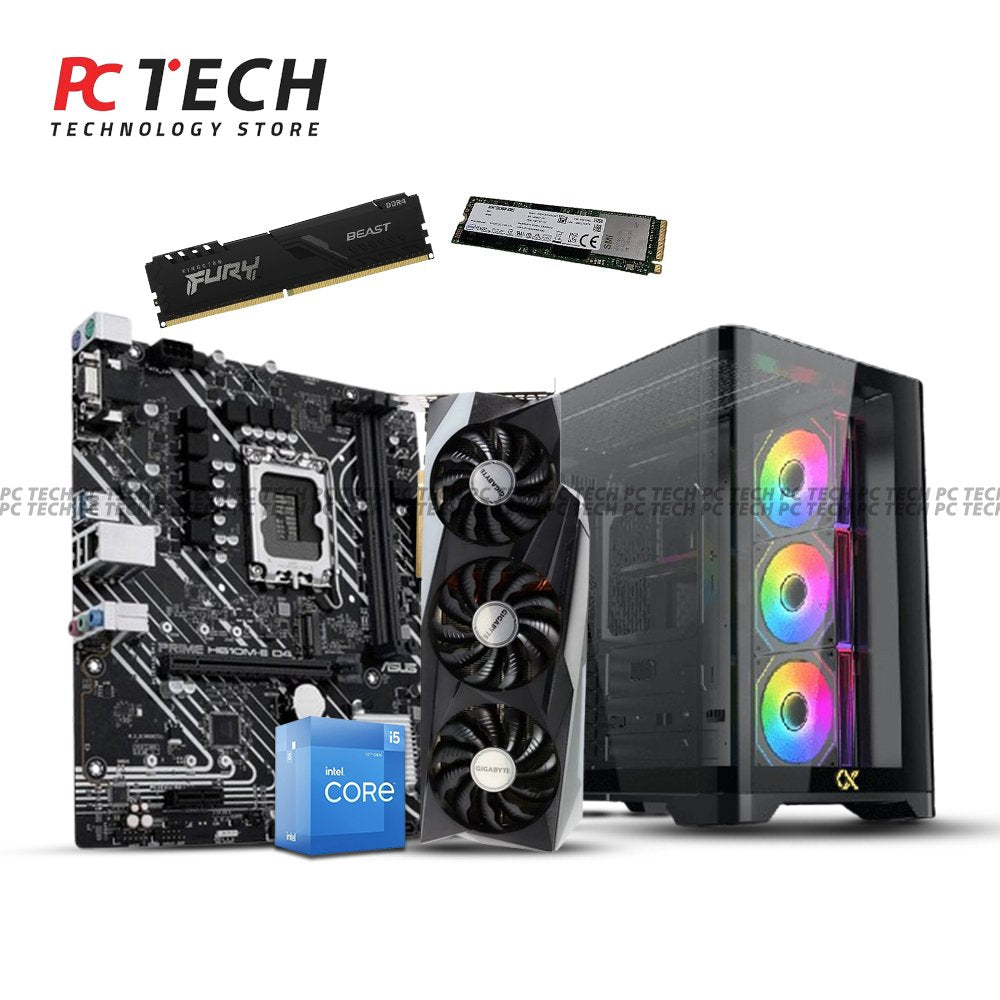 Intel i5 12400F Gaming PC – RTX 3080, 16GB RAM, 512GB SSD