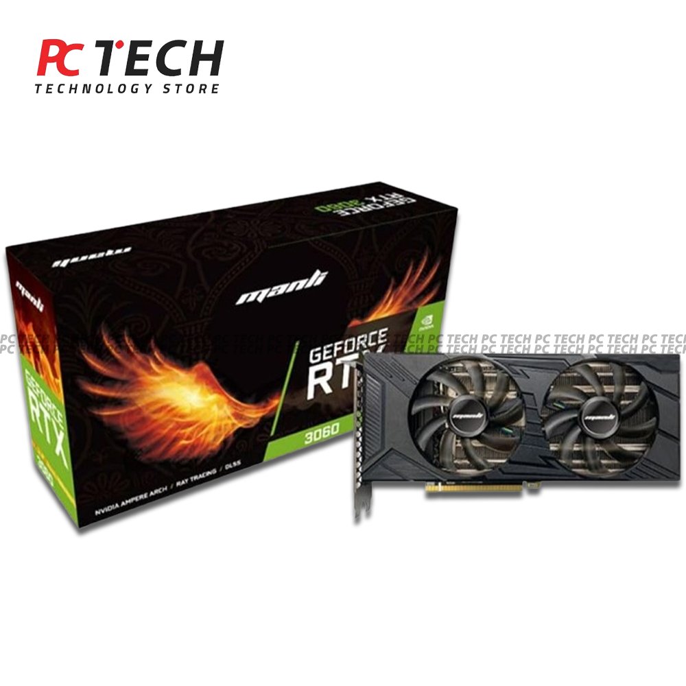 MANLI GeForce RTX 3060 Dual 12GB GDDR6 – Tray Version