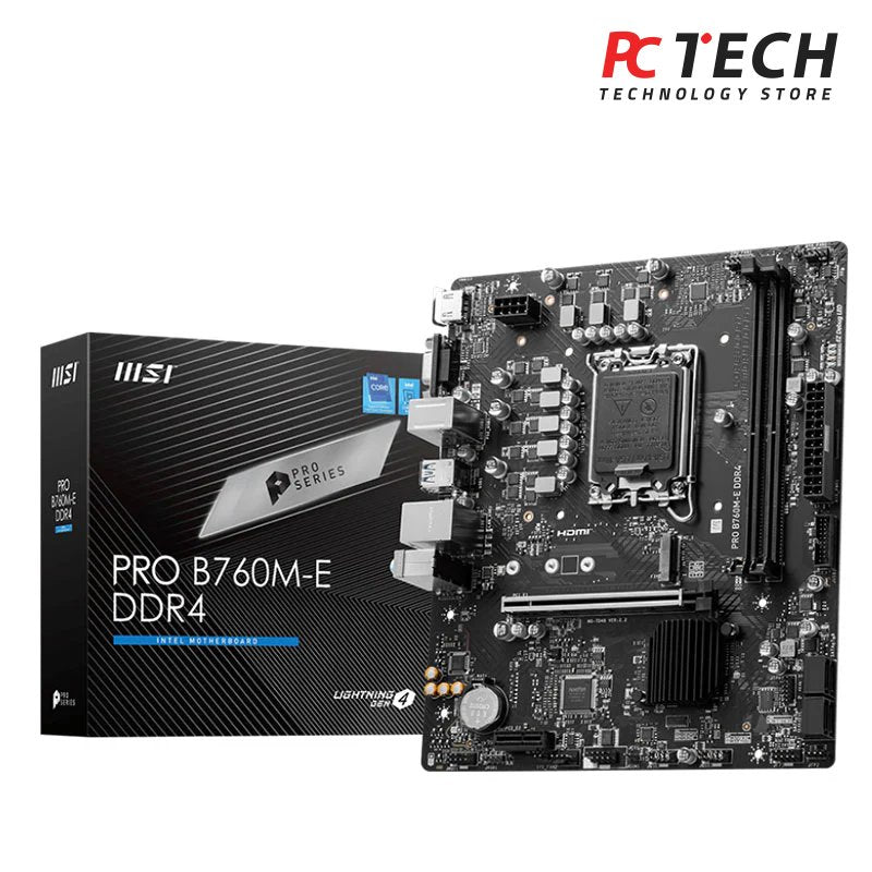 MSI PRO B760M-E DDR4 Motherboard