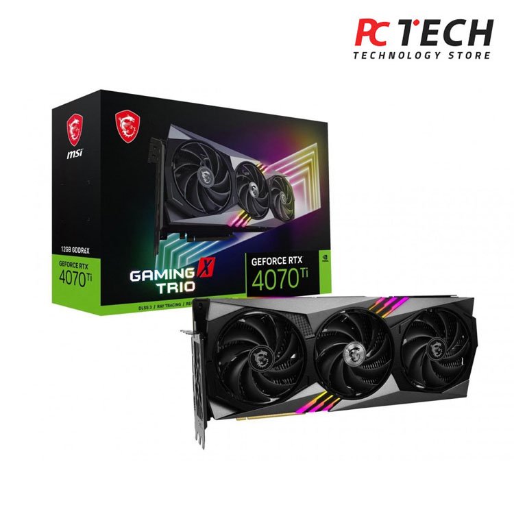 MSI RTX 4070 Ti GAMING X TRIO 12GB GDDR6X | Box Version