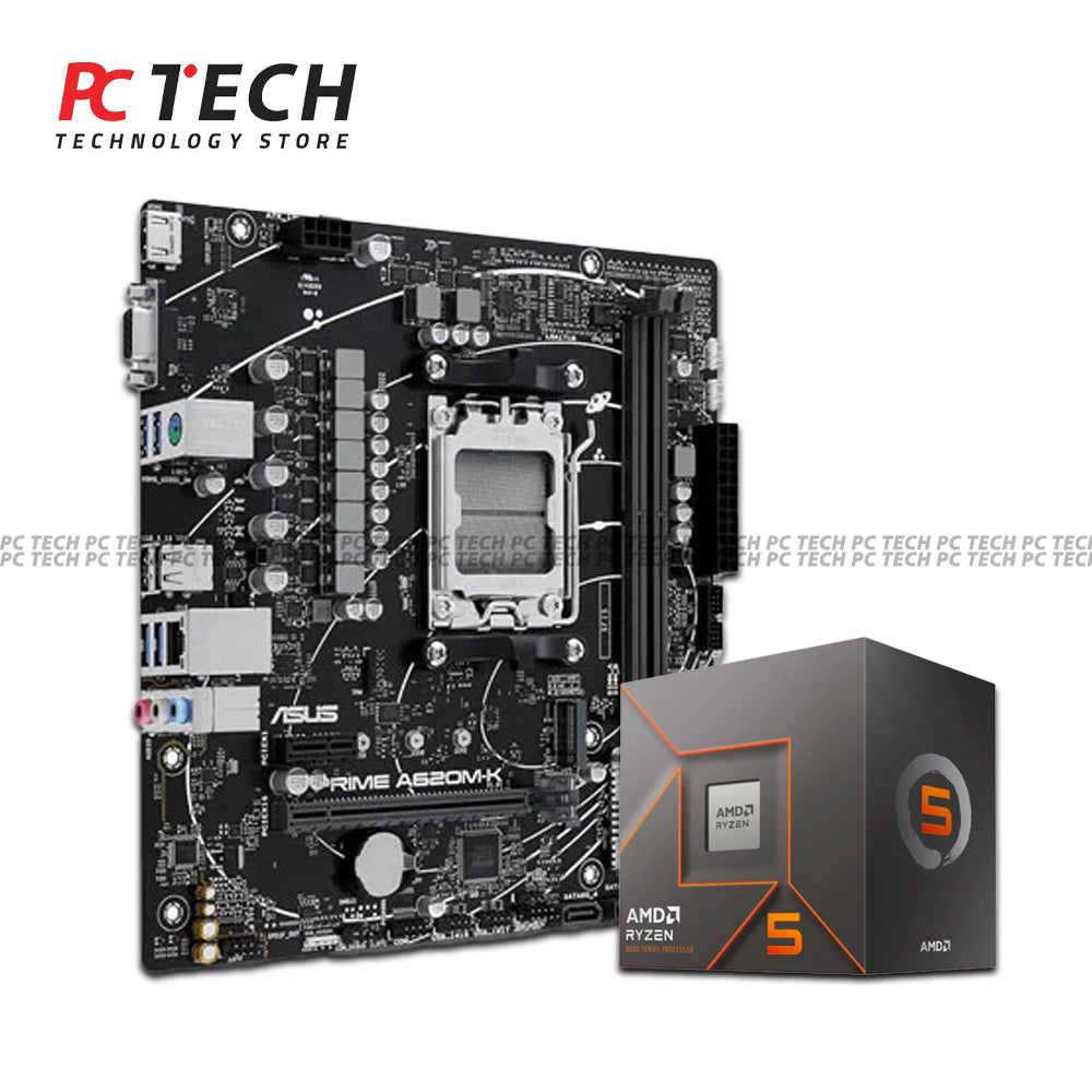 Gaming PC Bundle – AMD Ryzen 5 8400F + ASUS PRIME A620M-K