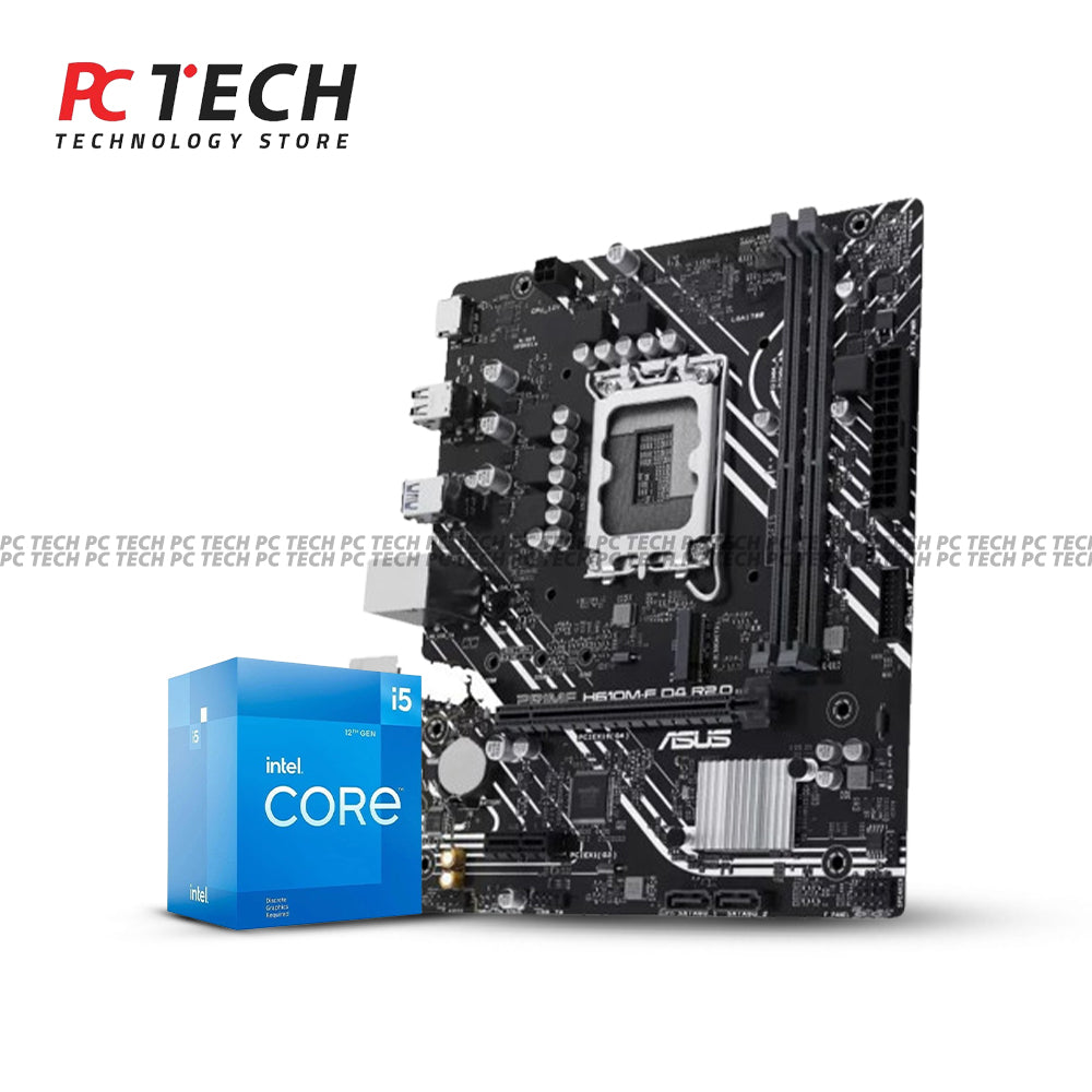 Gaming PC Bundle – Intel Core i5 12400F + ASUS PRIME H610M-F D4