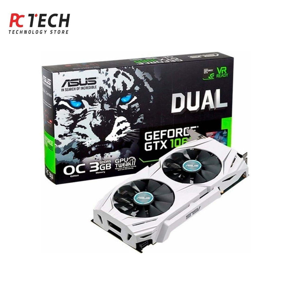 ASUS Dual GeForce GTX 1060 3GB GDDR5 | BOX Version