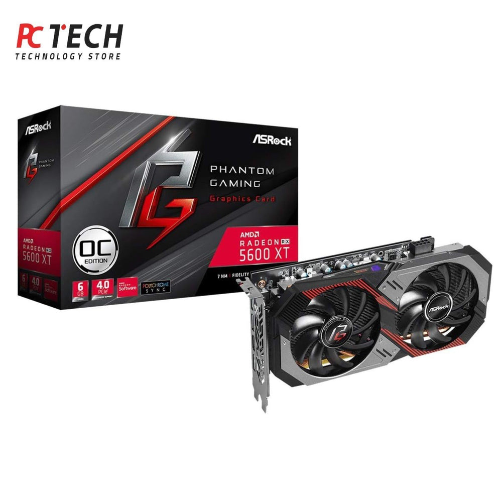 ASRock RX 5600 XT Phantom Gaming D3 6G OC – Tray Version