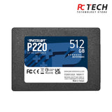 Patriot P220 SSD 512GB SATA 3 Internal Solid State Drive 2.5