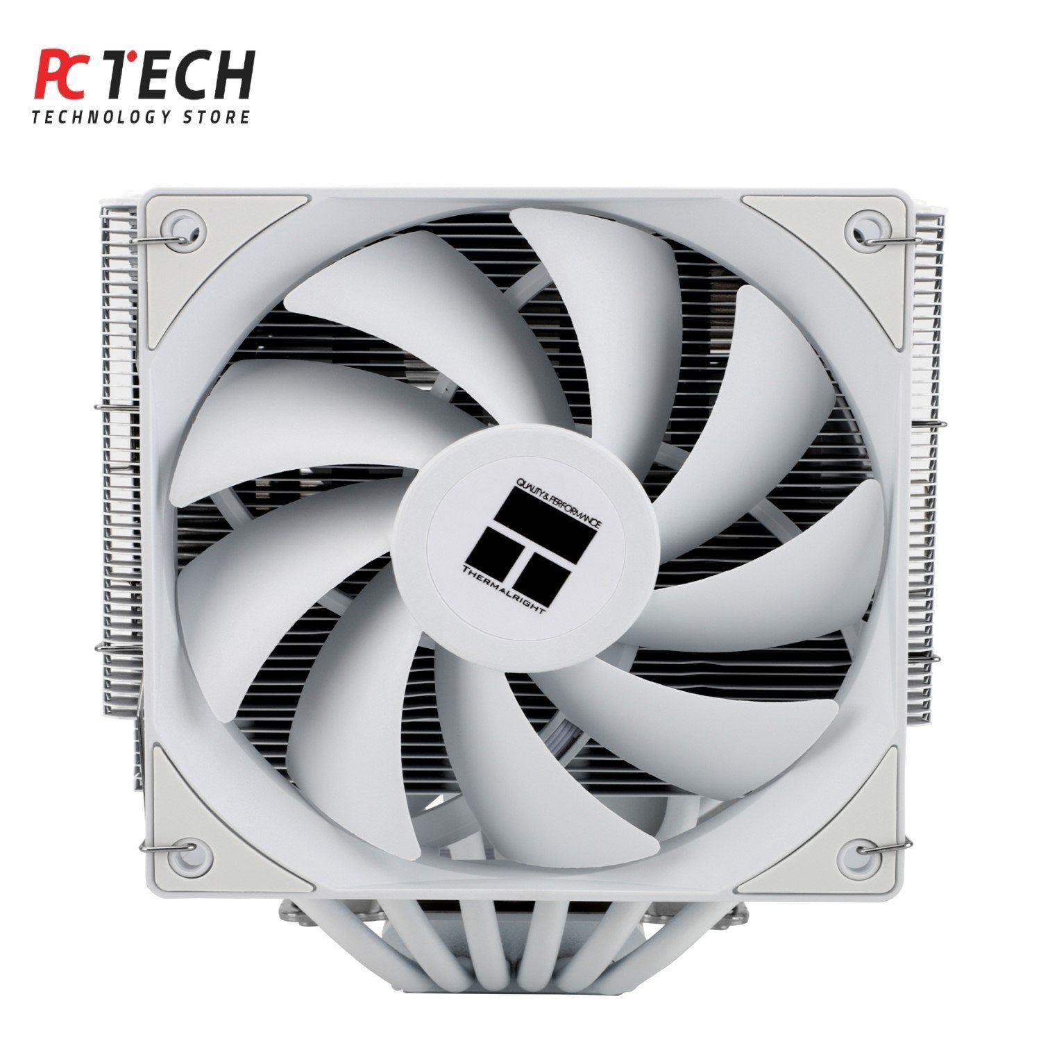 Peerless Assassin 140 Digital White PC Case Fan – Silent Cooling