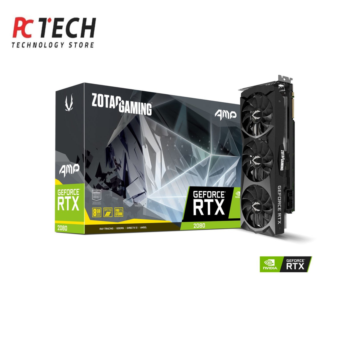 ZOTAC GAMING AMP GeForce RTX 2080 8GB  – Tray Version