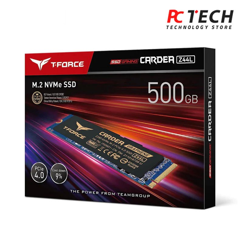 Team Group T-Force CARDEA Z44L 500GB NVMe PCIe Gen4 x4 Solid State Drive