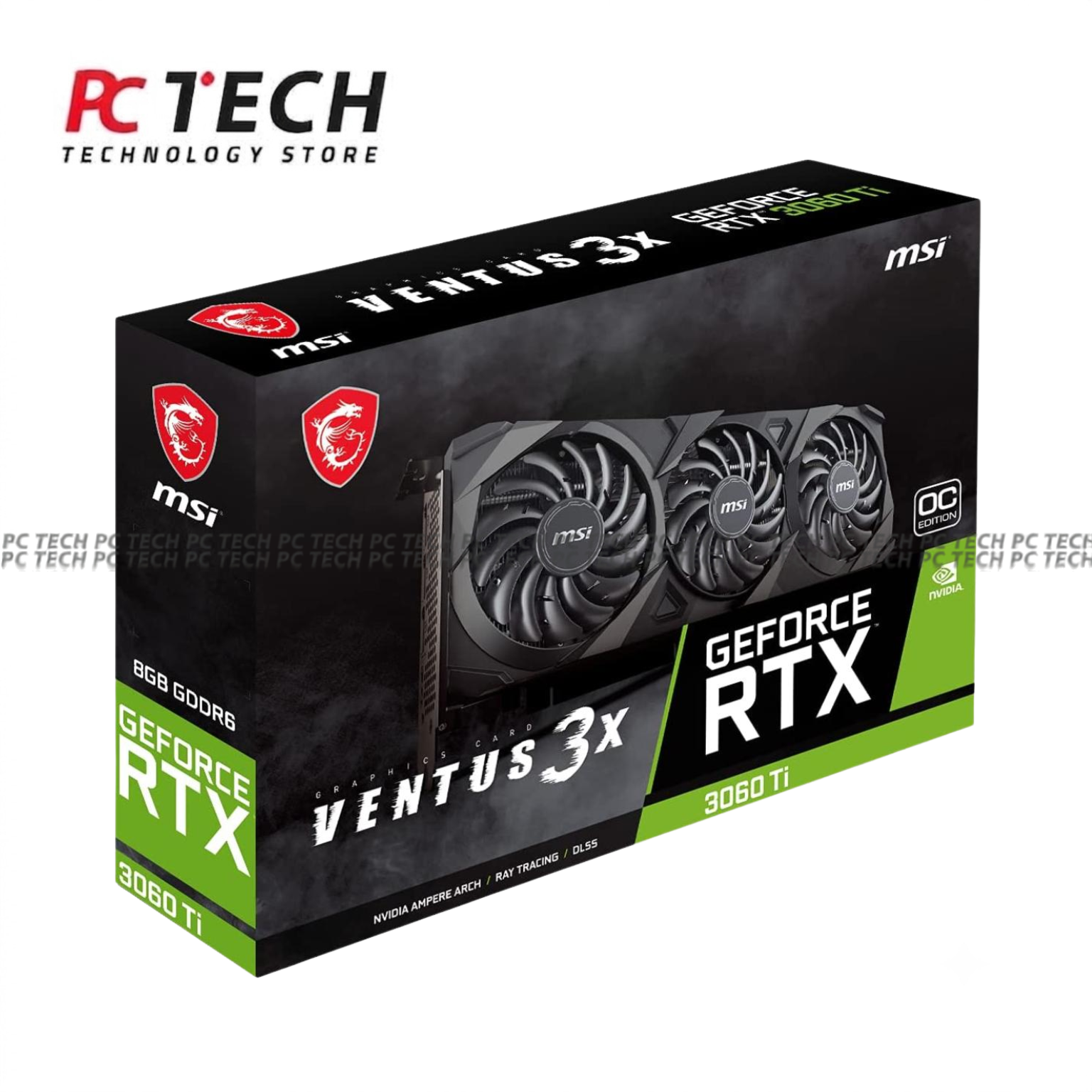 MSI GeForce RTX 3060 Ti VENTUS 3X 8GB GDDR6 | Box Version