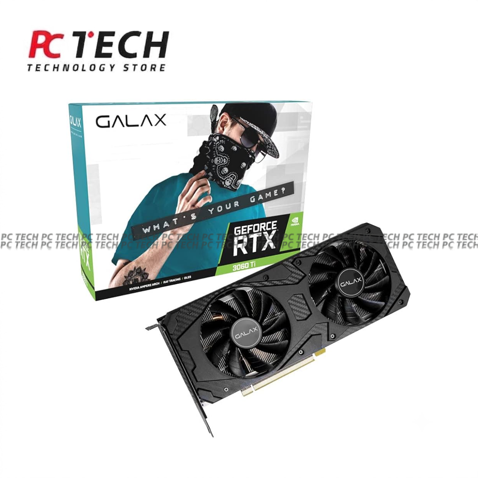 GALAX GeForce RTX 3060 Ti 1-Click OC 8GB GDDR6 | Box Version