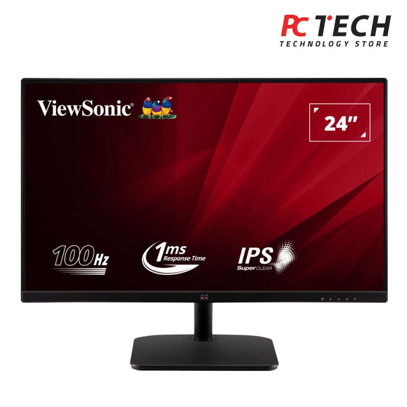 ViewSonic VA2432-H 24” FHD IPS, 100Hz, 1ms MPRT, 105% sRGB, Low Blue Light, Flicker-Free, HDMI & VGA