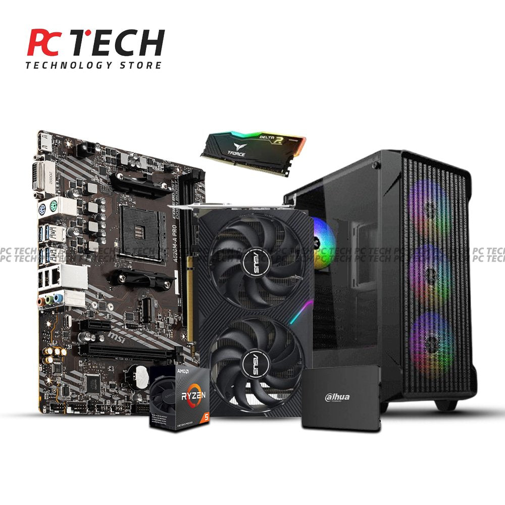 AMD Ryzen 5 4500 Gaming PC – RTX 3050 8GB, 8GB RAM