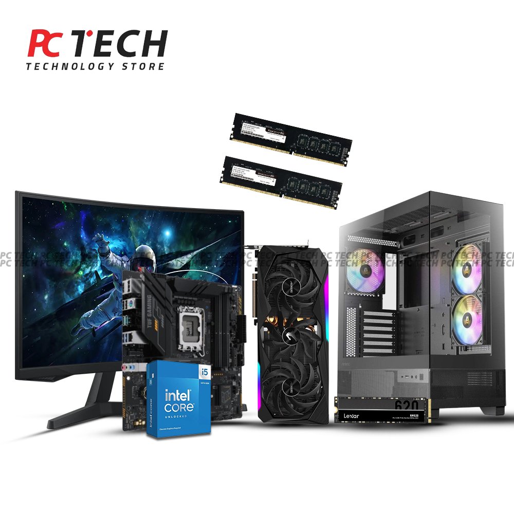 Intel Core i5 14600KF Gaming PC Bundle – RX 6800 XT