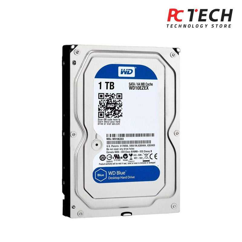 WD Blue 1TB Desktop Hard Disk Drive - 7200 RPM SATA 6 Gb/s 64MB