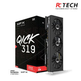 XFX SPEEDSTER QICK319 RADEON RX 7700 XT BLACK Gaming Graphics Card with 12GB GDDR6 HDMI 3xDP AMD RDNA 3