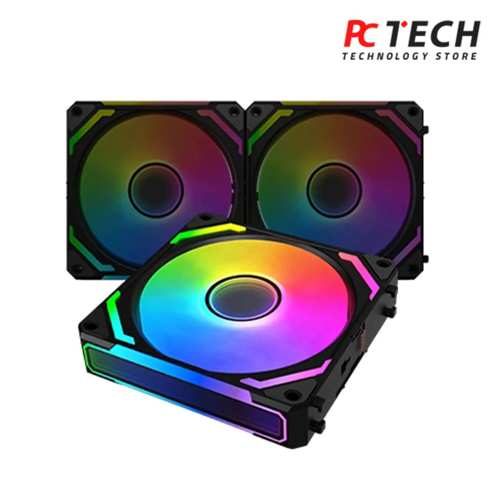 XIGMATEK Starlink Smart Link Fan Argb PWM Cable 3 Fans With Controller Fan