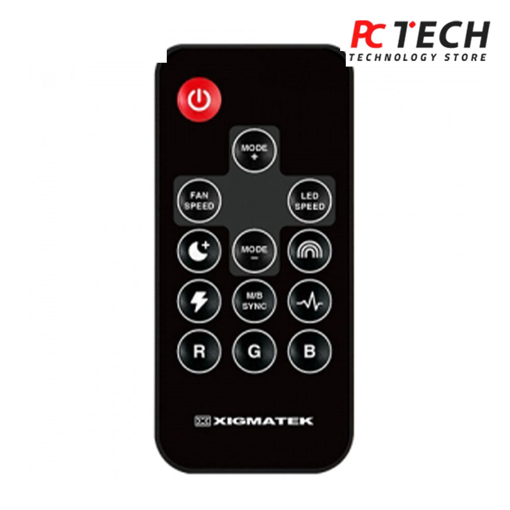 XIGMATEK Starlink Ultra (3PCS Black Easy Clip On & Smart Link Fan,ARGB & PWM Cable,Galaxy II Fan Control Box & Remote,Color Box)