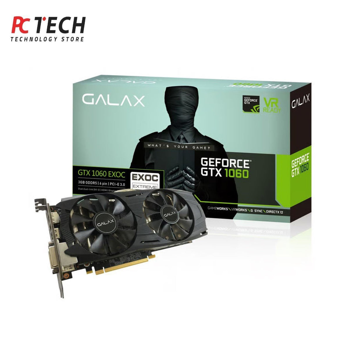 GALAX GeForce GTX 1060 DUAL 3GB | BOX VERSION