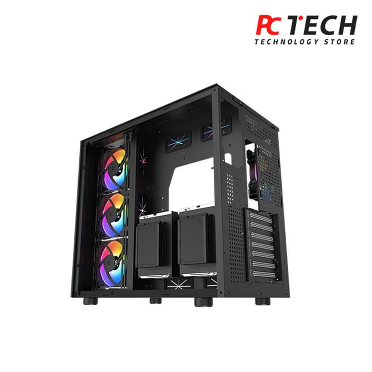 Xigmatek Aquarius Pro Black with 7 RGB Fan