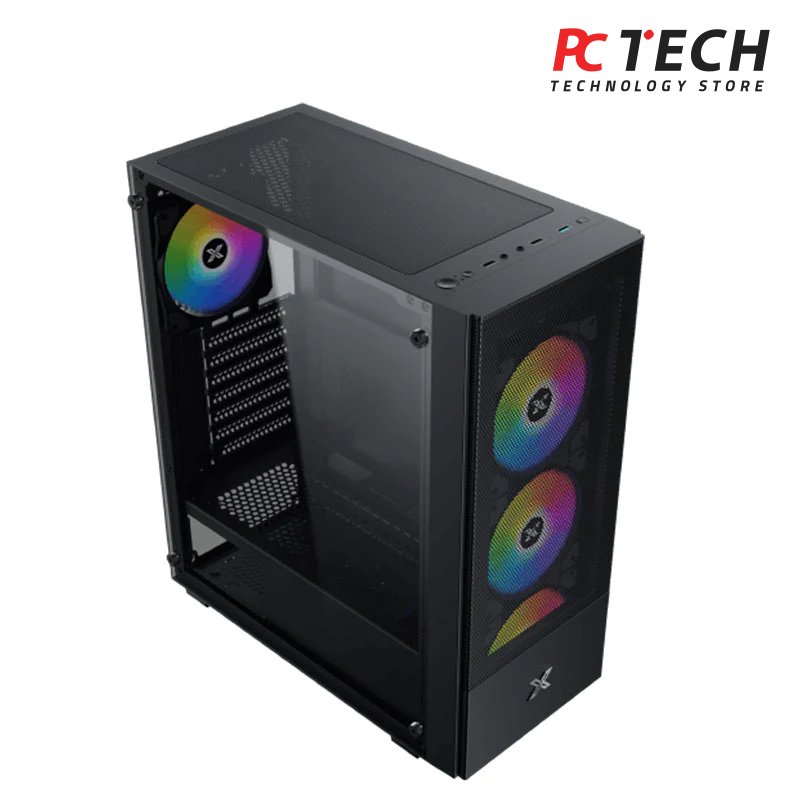 Xigmatek Hero II Air ARGB + X- Power 600W 80+ White Mid Tower Case